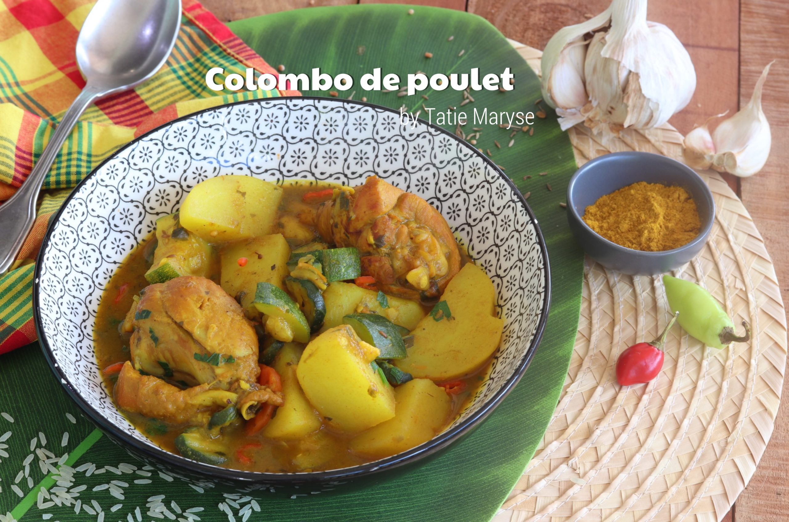 Recette Colombo de poulet des Antilles