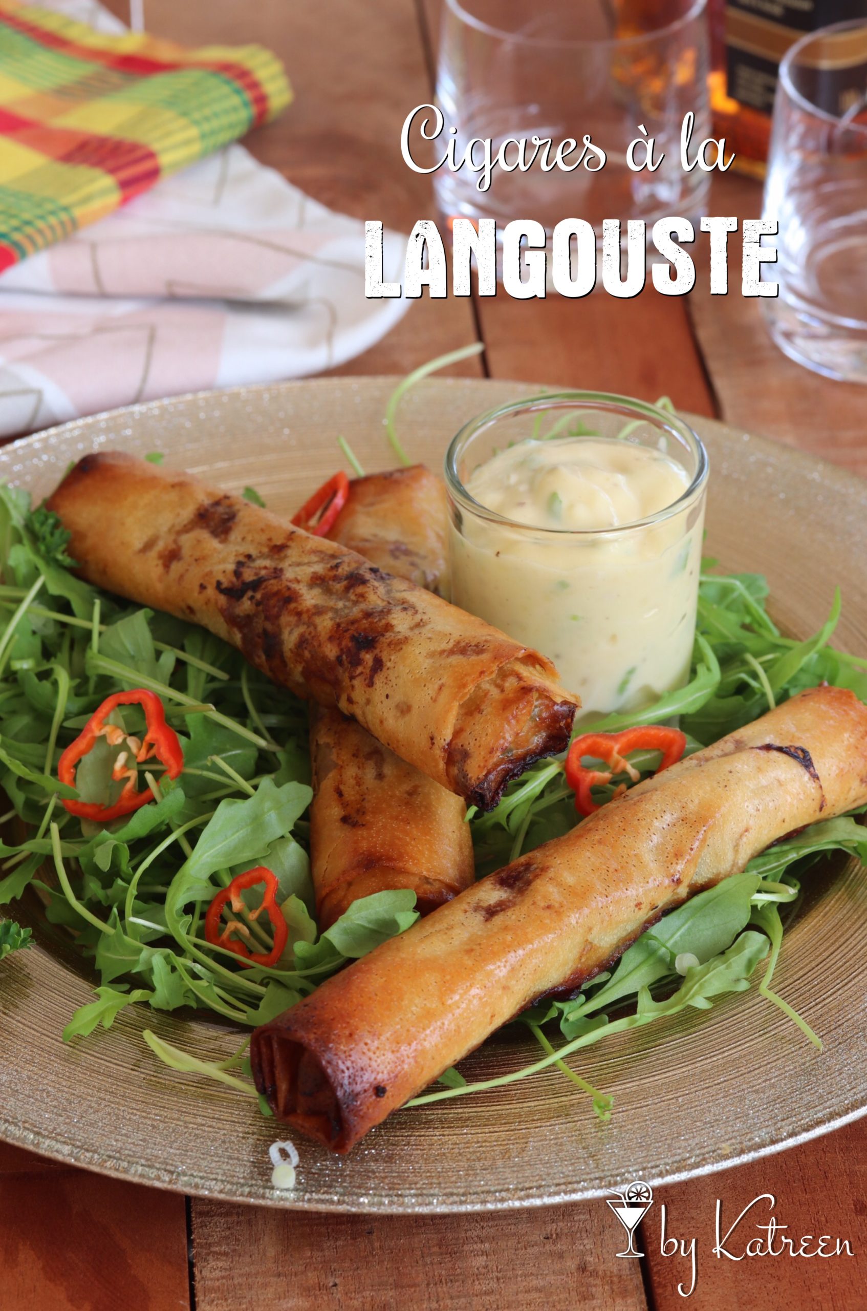 cigares à la langouste