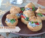 choux fourrés à la crème de champignons