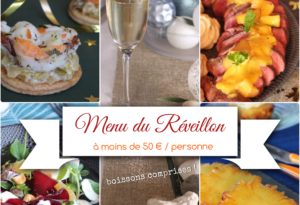 menu de Réveillon à moins de 50 € par personne