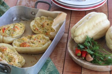 Gratin christophine crevettes
