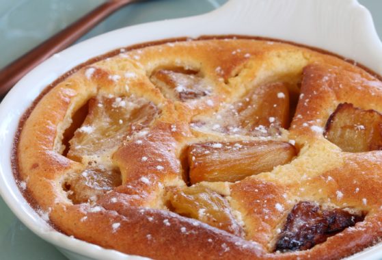 clafoutis à l'ananas