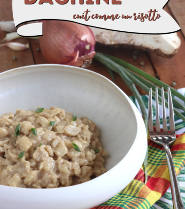 Recette du DACHINE cuit comme un risotto, selon Katreen