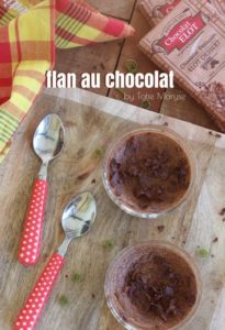 flan au chocolat Elot