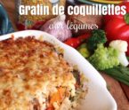 gratin de pâte aux légumes