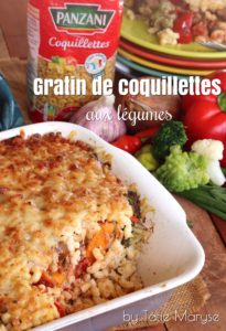 gratin de pâte aux légumes