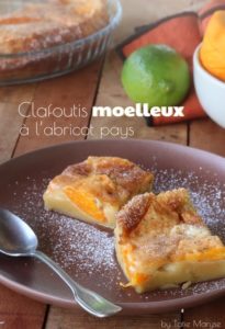 Clafoutis abricot pays