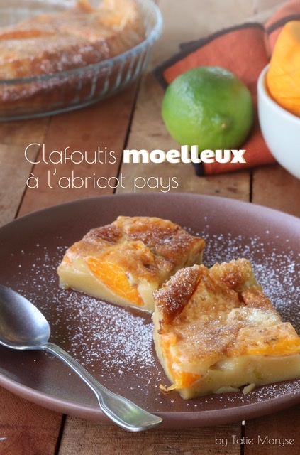 Clafoutis abricot pays