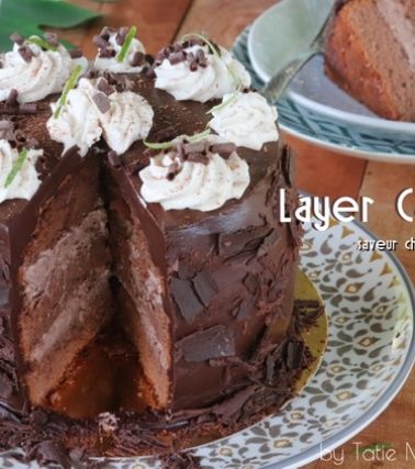 Recette du LAYER CAKE au chocolat communion - by Tatie Maryse