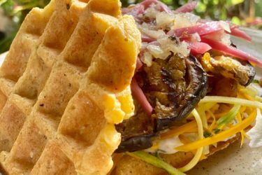 Gaufre de légume pays
