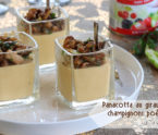 Panacotta giraumon et champignons
