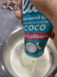 Blanc manger pinacolada antillais