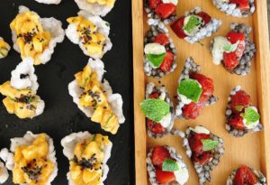 Perles de manioc, ceviche de banane by Oko