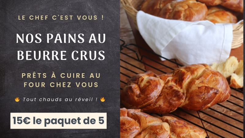PAINS AU BEURRE prêts à cuire