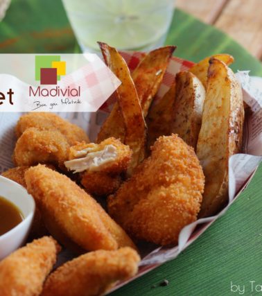 Recette des NUGGETS DE POULET Madivial, sauce curry-miel - by Tatie Maryse