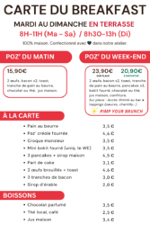 carte brunch tatie maryse