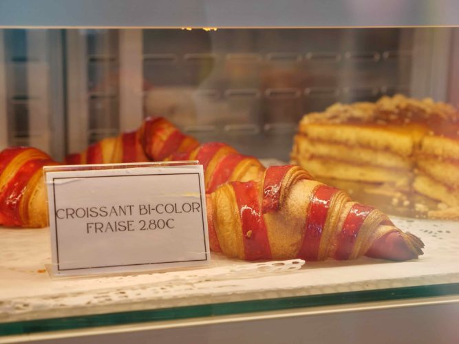 Croissant bicolore pur beurre artisanal