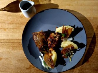 epaule d'agneau confite ecrasé de pommes de terre et fenouil cuisine chef lefeuvre