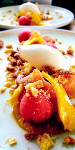 salade de fruit glace vanille chef Eric lefeuvre