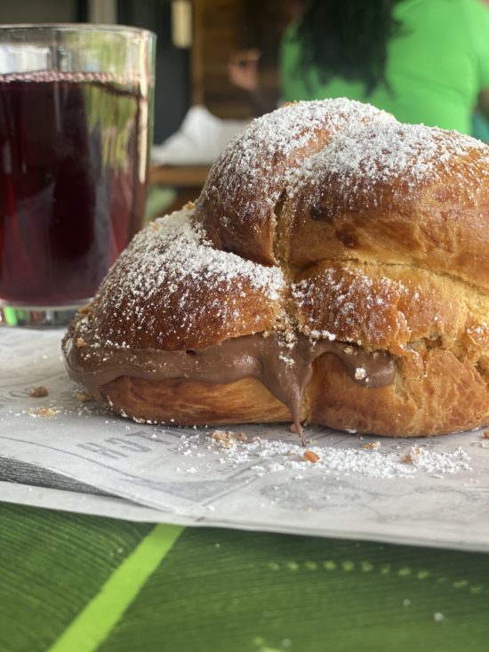 pain au beurre fourré Nutella chez Poz