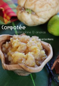 Compotee christophine ananas