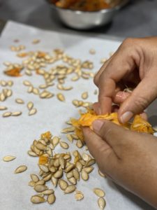 graines de giraumon torréfiées