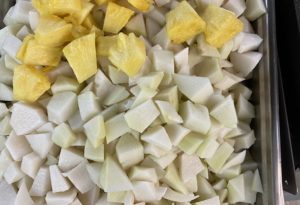 compote ananas christophine