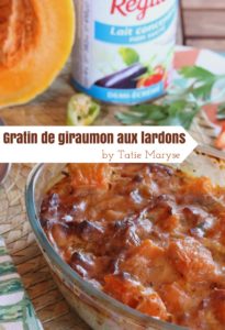 Gratin de giraumon et lardons