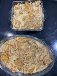 gratin de potiron aux lardons économique