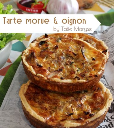 Recette de la TARTE MORUE et OIGNON, by Tatie Maryse