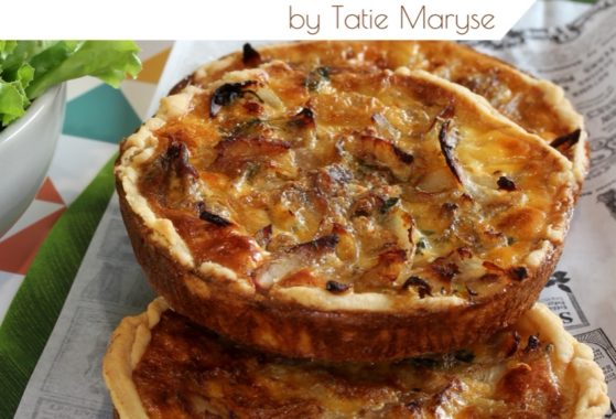Tarte morue oignon créole