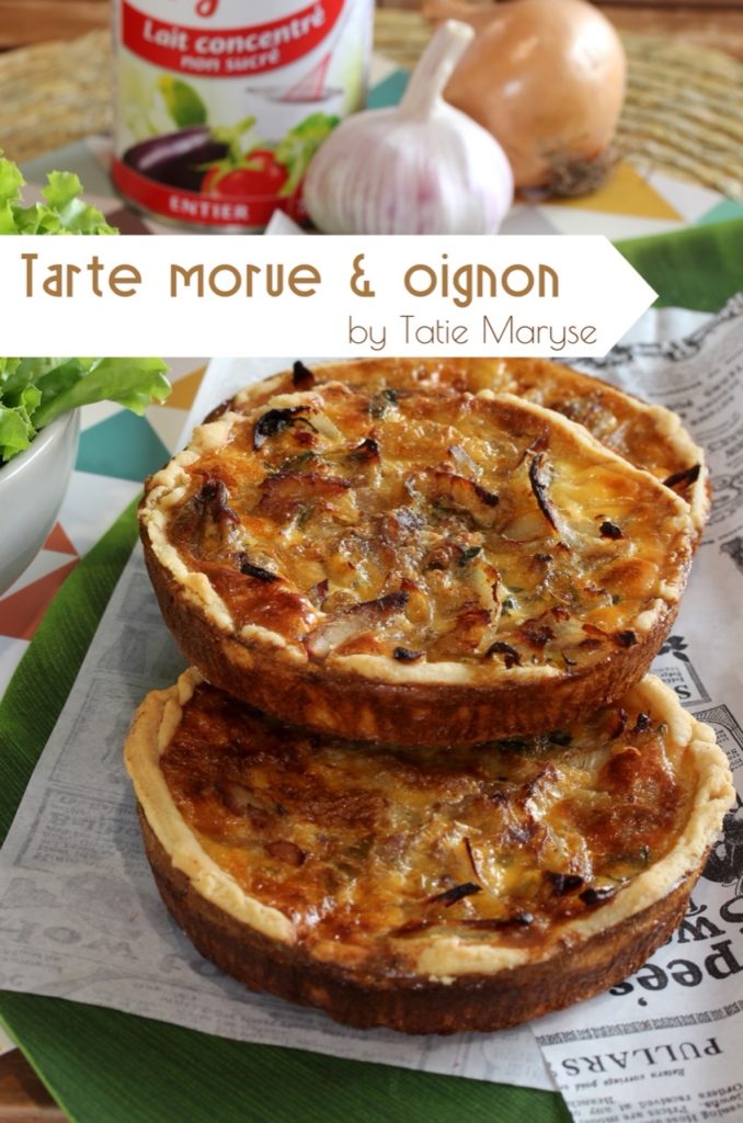 Tarte morue oignon créole