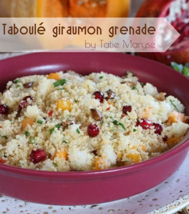 Recette du TABOULÉ au GIRAUMON by Tatie Maryse