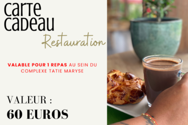 Carte cadeau restauration 60€
