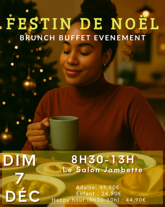 buffet brunch événement de Noël