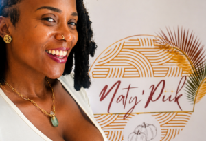 Nathalie Cabit, la fondatrice de la marque de produits sains Naty’Piik en Martinique.