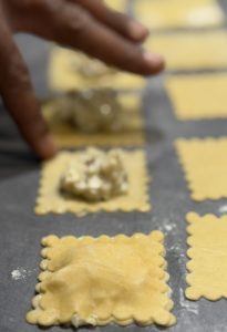 Atelier Pasta : raviolis au lambi