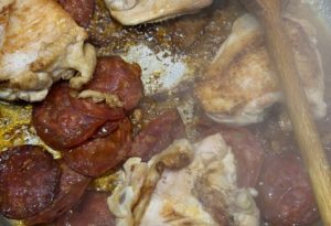 Recette Paella au poulet antillaise