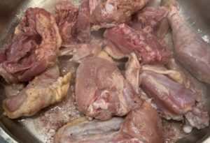 Civet de pintade martinique