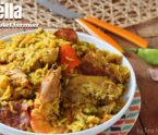 Paella au poulet fermier