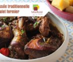 fricassee traditionnelle de poulet fermier