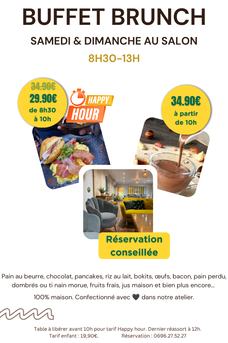 carte brunch Tatie Maryse